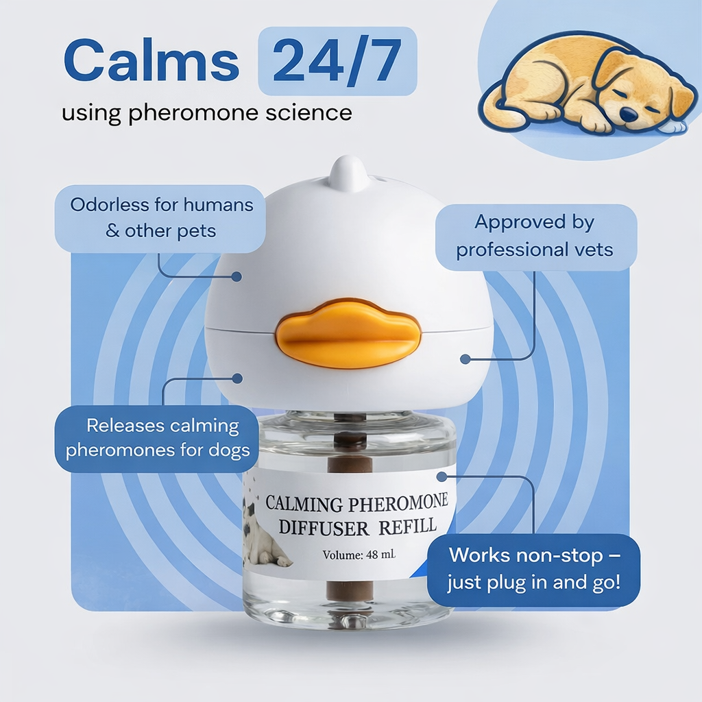 Calming diffuser for dogs, eliminates pee and anxiety